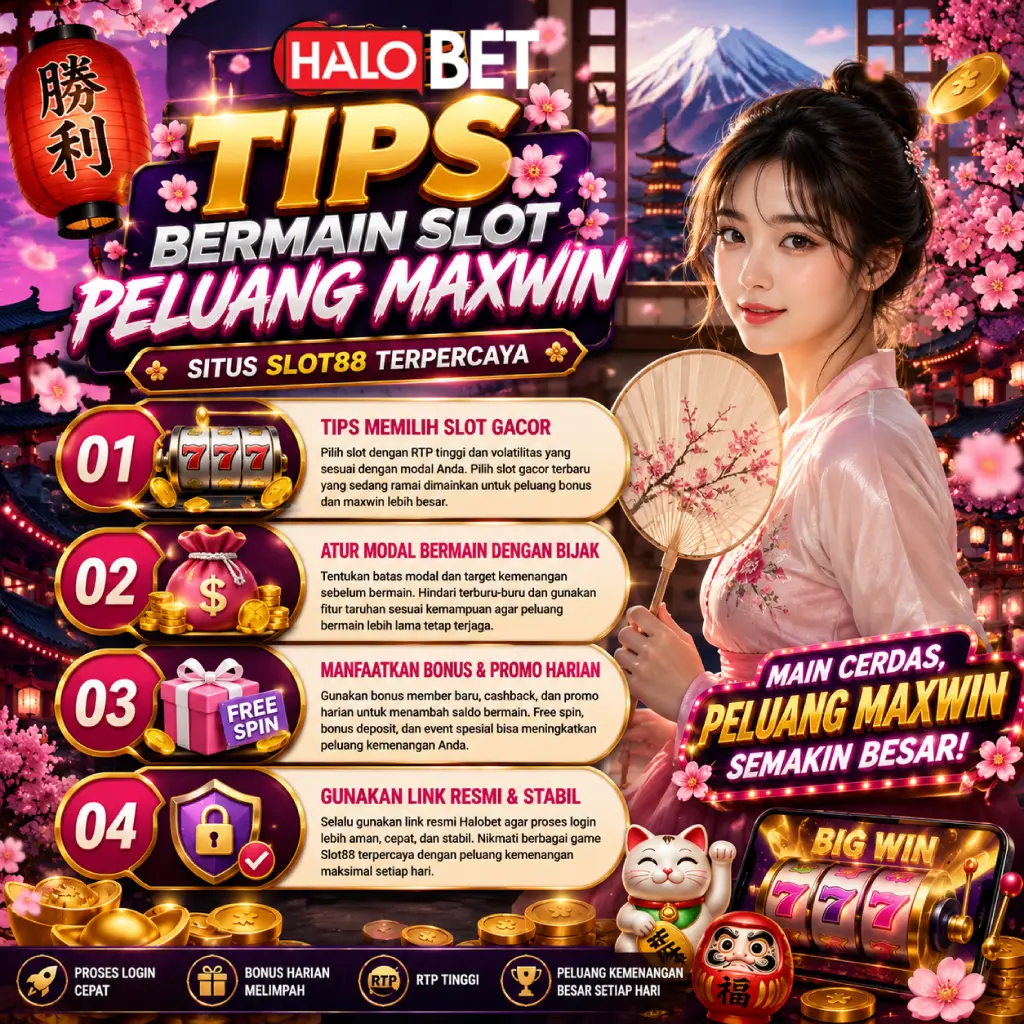 Halobet | Link Slot Gacor Peluang Maxwin Situs Slot88 Terpercaya
