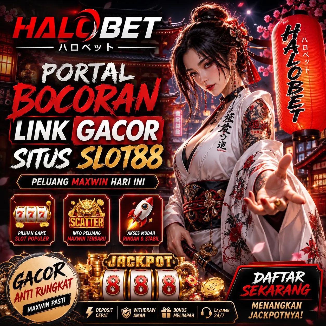 Halobet | Portal Bocoran Link Gacor Situs Slot88 Peluang Maxwin Hari Ini