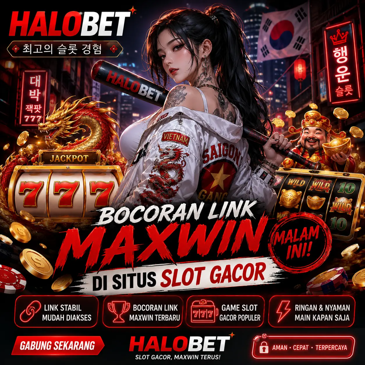 Halobet | Bocoran Link Maxwin di situs slot Gacor Malam Ini